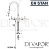 Bristan BEELINE Sink Mixer Pull Out Nozzle Tap Spares